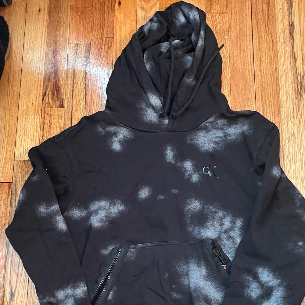 Calvin Klein Black and White Men's Hoodie